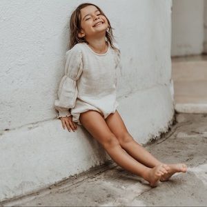 ILLOURA the label - Meadow Romper - Oat